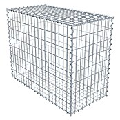 Gabiona Gabione (100 x 50 x 80 cm, Metall, Maschenbreite: 50 mm, Maschenhöhe: 100 mm) | BAUHAUS