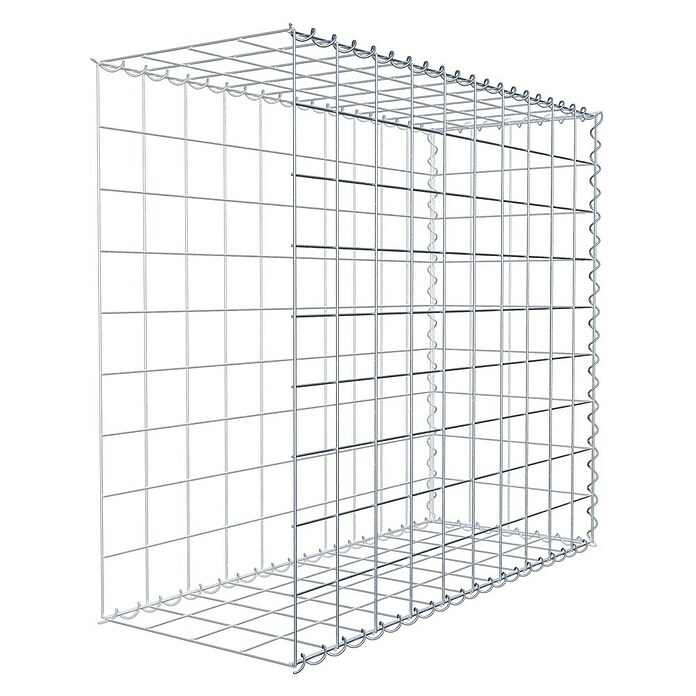 Gabiona Gabione Typ 2 (Zum Anbau in der Länge, 100 x 40 x 90 cm, Stahl, Maschenbreite: 100 mm, Maschenhöhe: 100 mm, Spirale) | BAUHAUS