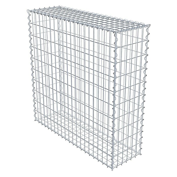 Gabiona Gabione (100 x 30 x 100 cm, Metall, Maschenbreite: 50 mm, Maschenhöhe: 100 mm) | BAUHAUS