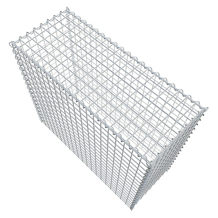 Gabiona Gabione Typ 3 (Zum Anbau in der Höhe, 100 x 40 x 90 cm, Stahl, Maschenbreite: 50 mm, Maschenhöhe: 50 mm, Spirale) | BAUHAUS
