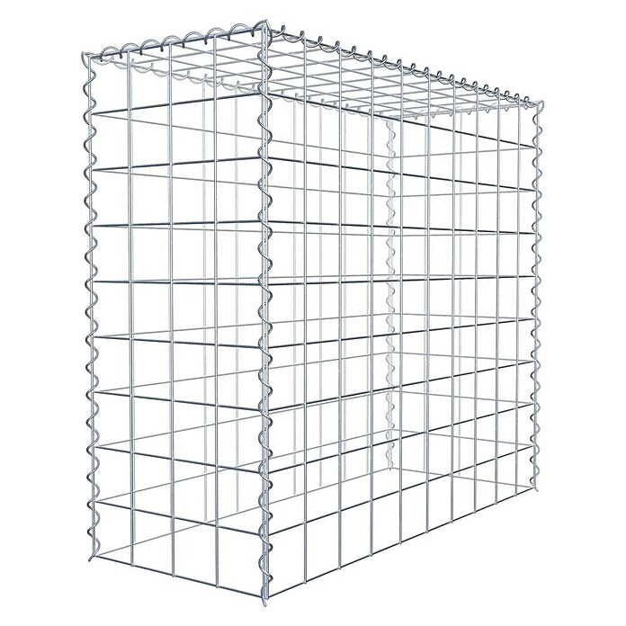 Gabiona Gabione Typ 3 (Zum Anbau in der Höhe, 100 x 40 x 90 cm, Stahl, Maschenbreite: 100 mm, Maschenhöhe: 100 mm, Spirale) | BAUHAUS