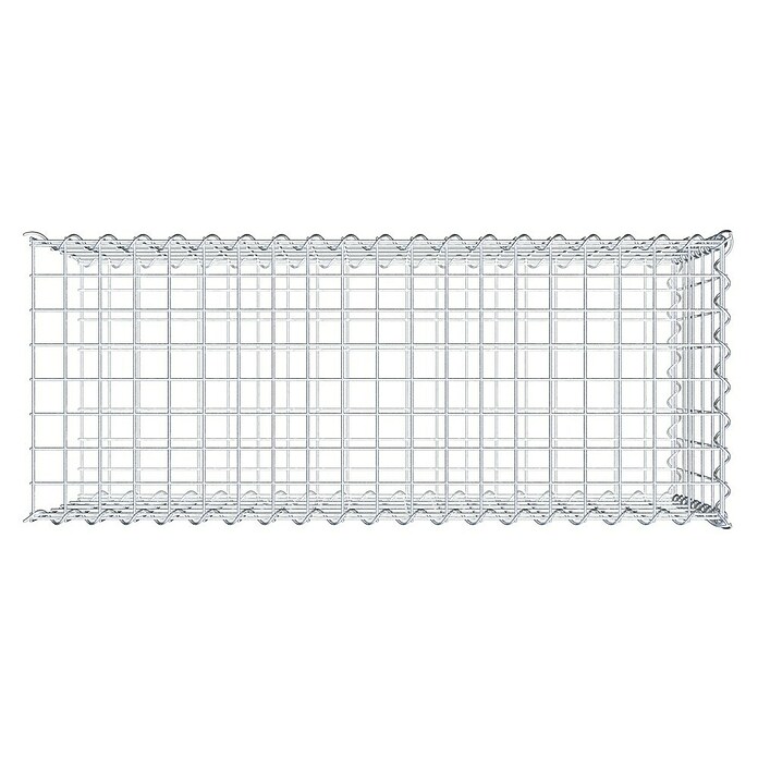 Gabiona Gabione Typ 2 (Zum Anbau in der Länge, 100 x 40 x 50 cm, Stahl, Maschenbreite: 50 mm, Maschenhöhe: 100 mm, Spirale) | BAUHAUS