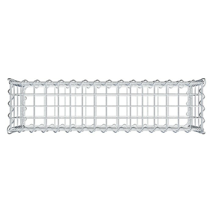 Gabiona Gabione (80 x 20 x 40 cm, Metall, Maschenbreite: 50 mm, Maschenhöhe: 100 mm) | BAUHAUS