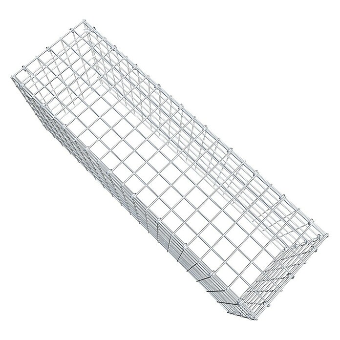Gabiona Gabione Typ 3 (Zum Anbau in der Höhe, 100 x 30 x 40 cm, Stahl, Maschenbreite: 50 mm, Maschenhöhe: 50 mm, C-Ring) | BAUHAUS