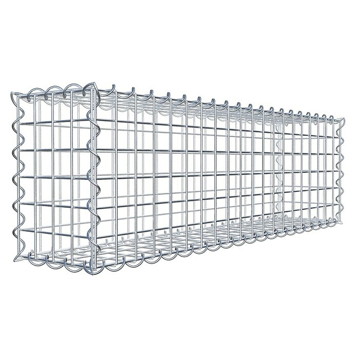 Gabiona Gabione (100 x 20 x 30 cm, Metall, Maschenbreite: 50 mm, Maschenhöhe: 50 mm) | BAUHAUS