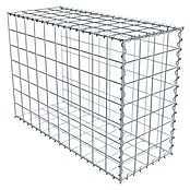 Gabiona Gabione Typ 2 (Zum Anbau in der Länge, 100 x 40 x 70 cm, Stahl, Maschenbreite: 100 mm, Maschenhöhe: 100 mm, Spirale) | BAUHAUS