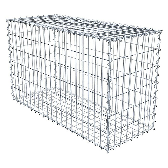 Gabiona Gabione (100 x 40 x 60 cm, Metall, Maschenbreite: 50 mm, Maschenhöhe: 100 mm) | BAUHAUS