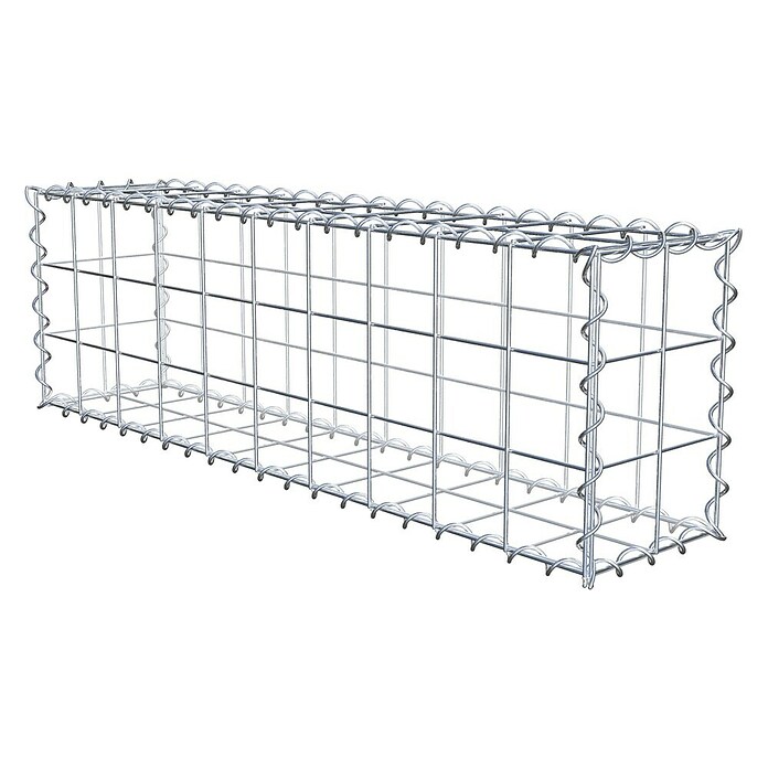 Gabiona Gabione (100 x 20 x 30 cm, Metall, Maschenbreite: 100 mm, Maschenhöhe: 100 mm) | BAUHAUS