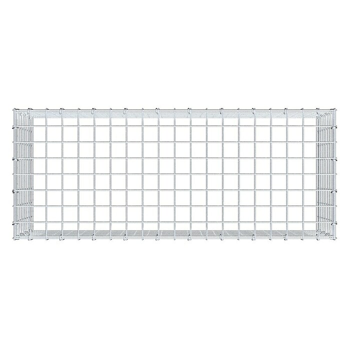 Gabiona Gabione Typ 3 (Zum Anbau in der Höhe, 100 x 40 x 40 cm, Stahl, Maschenbreite: 50 mm, Maschenhöhe: 50 mm, C-Ring) | BAUHAUS