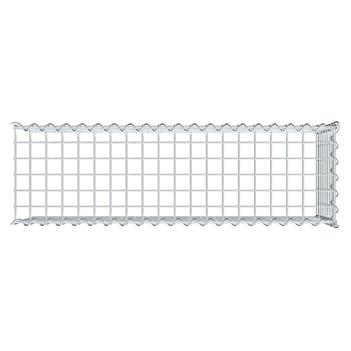 Gabiona Gabione Typ 4 (Zum Anbau in Länge & Höhe, 100 x 30 x 40 cm, Stahl, Maschenbreite: 50 mm, Maschenhöhe: 50 mm, Spirale) | BAUHAUS