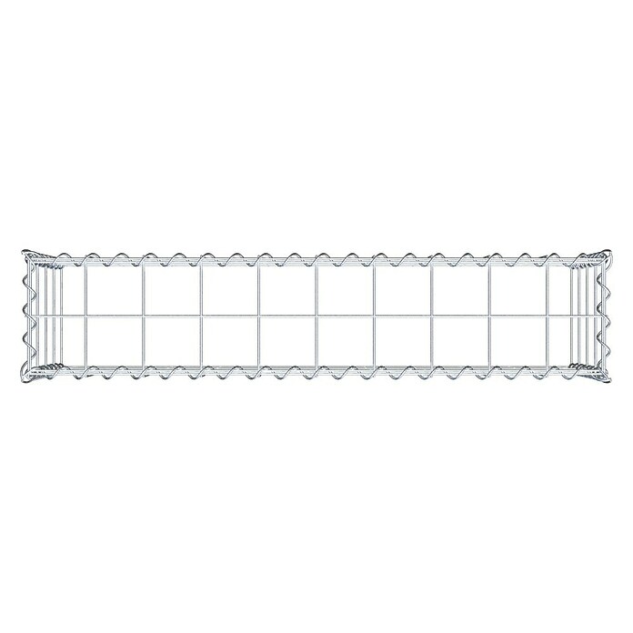 Gabiona Gabione Typ 3 (Zum Anbau in der Höhe, 100 x 20 x 40 cm, Stahl, Maschenbreite: 100 mm, Maschenhöhe: 100 mm, Spirale) | BAUHAUS