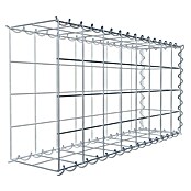 Gabiona Gabione Typ 2 (Zum Anbau in der Länge, 80 x 20 x 40 cm, Stahl, Maschenbreite: 100 mm, Maschenhöhe: 100 mm, Spirale) | BAUHAUS