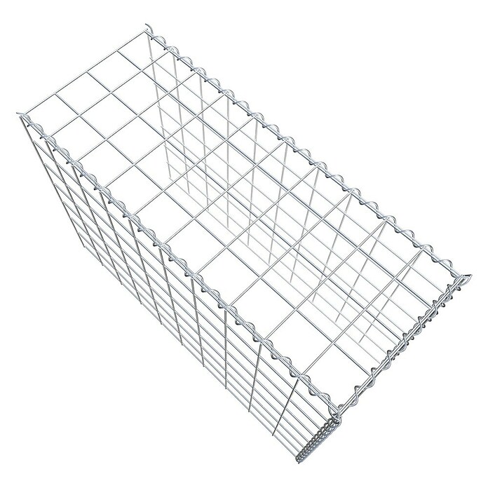 Gabiona Gabione Typ 4 (Zum Anbau in Länge & Höhe, 100 x 40 x 70 cm, Stahl, Maschenbreite: 100 mm, Maschenhöhe: 100 mm, Spirale) | BAUHAUS