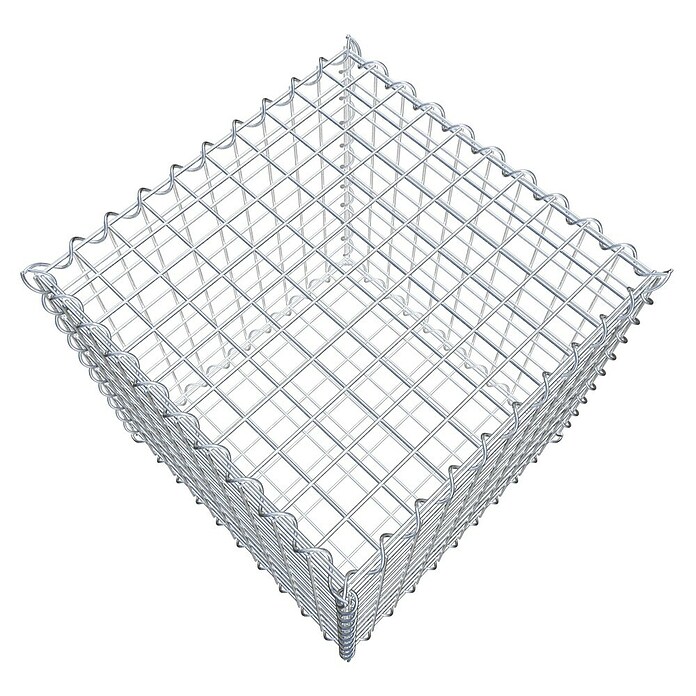 Gabiona Gabione (50 x 50 x 50 cm, Metall, Maschenbreite: 50 mm, Maschenhöhe: 50 mm) | BAUHAUS