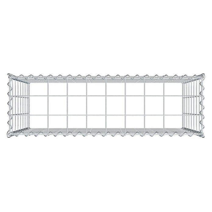 Gabiona Gabione Typ 3 (Zum Anbau in der Höhe, 100 x 30 x 80 cm, Stahl, Maschenbreite: 100 mm, Maschenhöhe: 100 mm, Spirale) | BAUHAUS