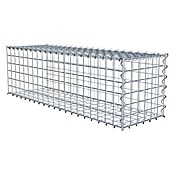 Gabiona Gabione Typ 2 (Zum Anbau in der Länge, 100 x 30 x 30 cm, Stahl, Maschenbreite: 50 mm, Maschenhöhe: 50 mm, Spirale) | BAUHAUS
