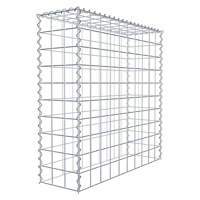 Gabiona Gabione Typ 3 (Zum Anbau in der Höhe, 100 x 30 x 100 cm, Stahl, Maschenbreite: 100 mm, Maschenhöhe: 100 mm, Spirale) | BAUHAUS