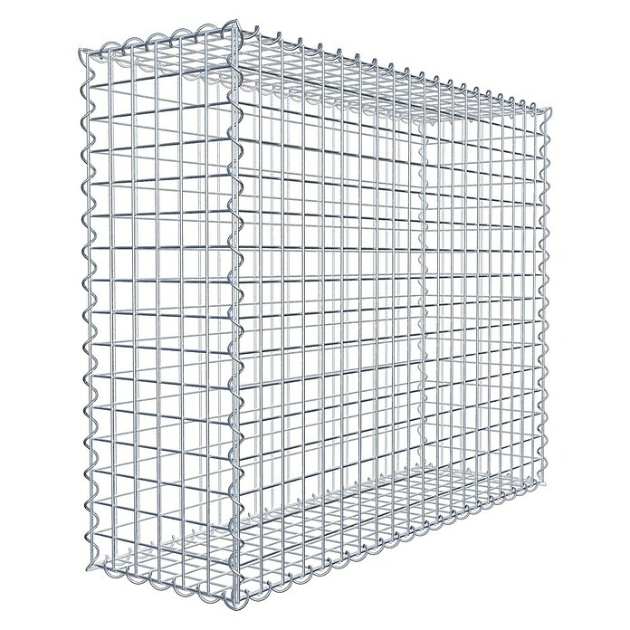 Gabiona Gabione (100 x 30 x 80 cm, Metall, Maschenbreite: 50 mm, Maschenhöhe: 50 mm) | BAUHAUS