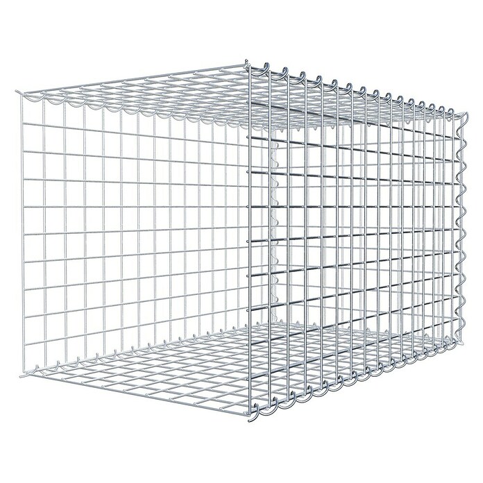 Gabiona Gabione Typ 2 (Zum Anbau in der Länge, 80 x 50 x 50 cm, Stahl, Maschenbreite: 50 mm, Maschenhöhe: 50 mm, Spirale) | BAUHAUS