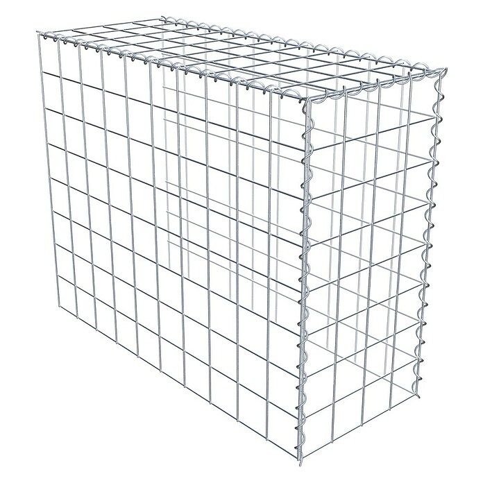 Gabiona Gabione Typ 4 (Zum Anbau in Länge & Höhe, 100 x 40 x 80 cm, Stahl, Maschenbreite: 100 mm, Maschenhöhe: 100 mm, Spirale) | BAUHAUS