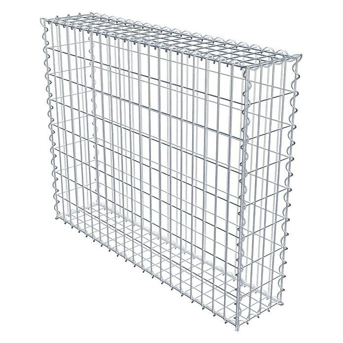 Gabiona Gabione (100 x 20 x 80 cm, Metall, Maschenbreite: 50 mm, Maschenhöhe: 100 mm) | BAUHAUS