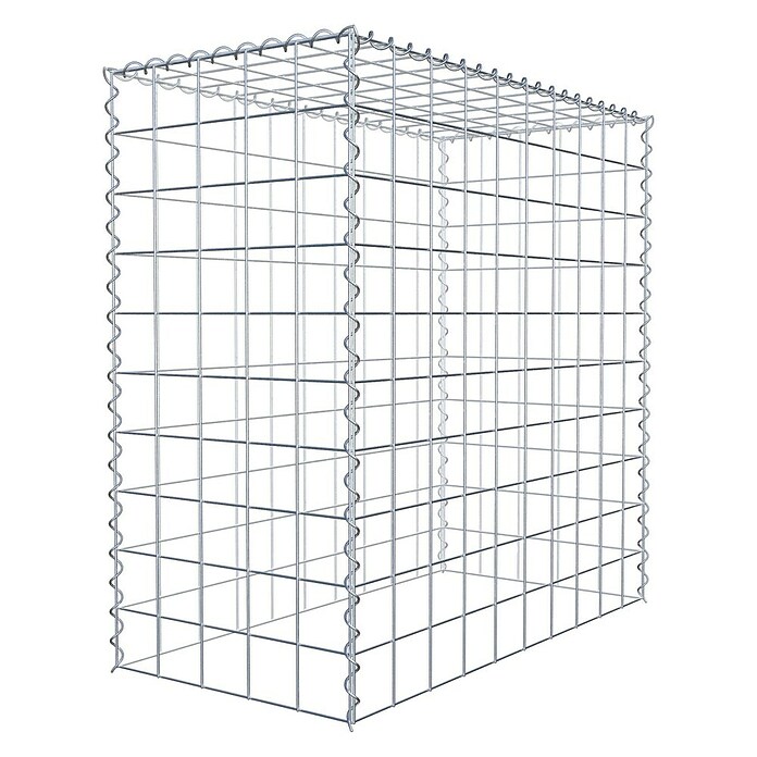Gabiona Gabione Typ 3 (Zum Anbau in der Höhe, 100 x 50 x 100 cm, Stahl, Maschenbreite: 100 mm, Maschenhöhe: 100 mm, Spirale) | BAUHAUS