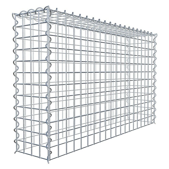 Gabiona Gabione Typ 3 (Zum Anbau in der Höhe, 100 x 20 x 60 cm, Stahl, Maschenbreite: 50 mm, Maschenhöhe: 50 mm) | BAUHAUS
