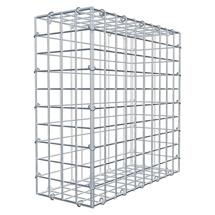 Gabiona Gabione (50 x 20 x 50 cm, Stahl, Maschenbreite: 50 mm, Maschenhöhe: 50 mm, C-Ring) | BAUHAUS