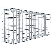Gabiona Gabione (100 x 20 x 40 cm, Stahl, Maschenbreite: 50 mm, Maschenhöhe: 50 mm, C-Ring) | BAUHAUS