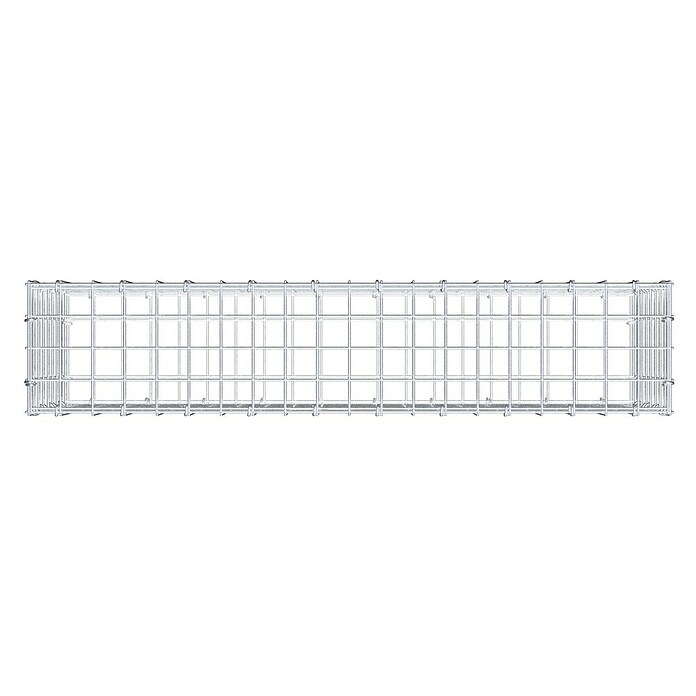 Gabiona Gabione (100 x 20 x 40 cm, Stahl, Maschenbreite: 50 mm, Maschenhöhe: 50 mm, C-Ring) | BAUHAUS
