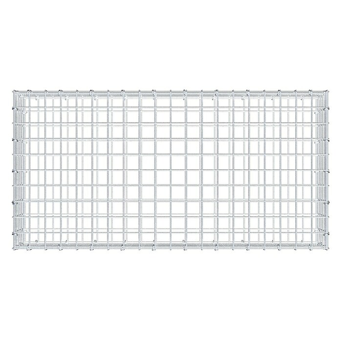 Gabiona Gabione (100 x 50 x 20 cm, Stahl, Maschenbreite: 50 mm, Maschenhöhe: 50 mm, C-Ring) | BAUHAUS