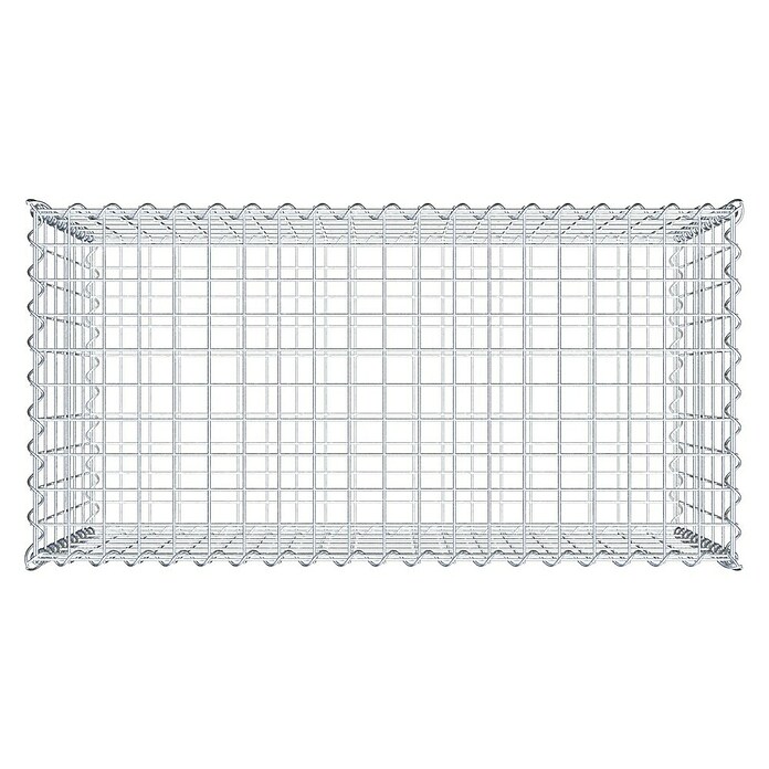 Gabiona Gabione (100 x 50 x 60 cm, Metall, Maschenbreite: 50 mm, Maschenhöhe: 100 mm) | BAUHAUS