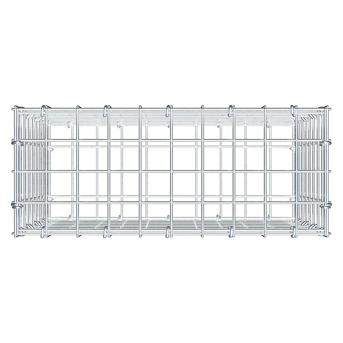 Gabiona Gabione (50 x 20 x 40 cm, Stahl, Maschenbreite: 50 mm, Maschenhöhe: 50 mm, C-Ring) | BAUHAUS