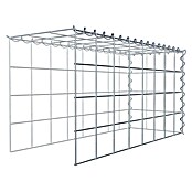 Gabiona Gabione Typ 4 (Zum Anbau in Länge & Höhe, 80 x 30 x 40 cm, Stahl, Maschenbreite: 100 mm, Maschenhöhe: 100 mm, Spirale) | BAUHAUS