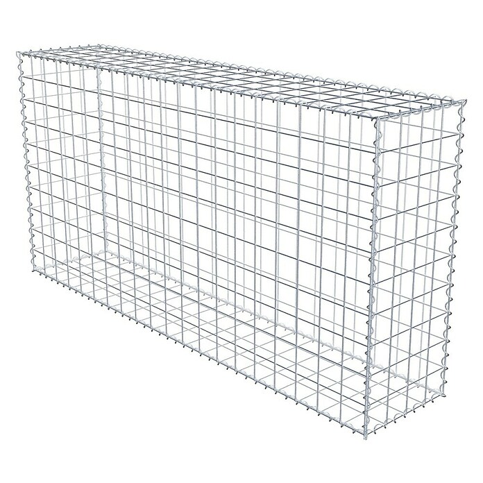 Gabiona Gabione (200 x 40 x 100 cm, Metall, Maschenbreite: 100 mm, Maschenhöhe: 100 mm) | BAUHAUS