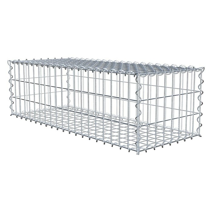 Gabiona Gabione (100 x 40 x 30 cm, Metall, Maschenbreite: 50 mm, Maschenhöhe: 100 mm) | BAUHAUS