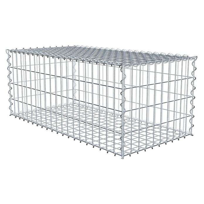 Gabiona Gabione (100 x 50 x 40 cm, Metall, Maschenbreite: 50 mm, Maschenhöhe: 100 mm) | BAUHAUS