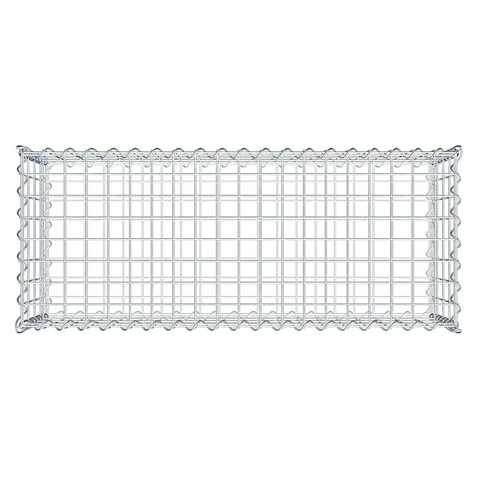 Gabiona Gabione (100 x 40 x 40 cm, Metall, Maschenbreite: 50 mm, Maschenhöhe: 100 mm) | BAUHAUS