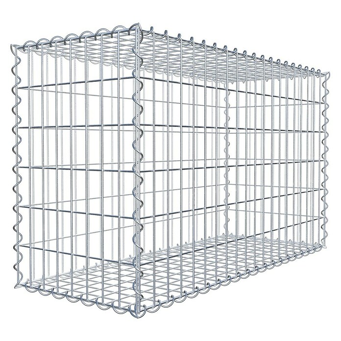 Gabiona Gabione (100 x 40 x 60 cm, Metall, Maschenbreite: 50 mm, Maschenhöhe: 100 mm) | BAUHAUS