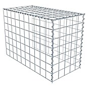 Gabiona Gabione Typ 4 (Zum Anbau in Länge & Höhe, 100 x 50 x 70 cm, Stahl, Maschenbreite: 100 mm, Maschenhöhe: 100 mm, Spirale) | BAUHAUS