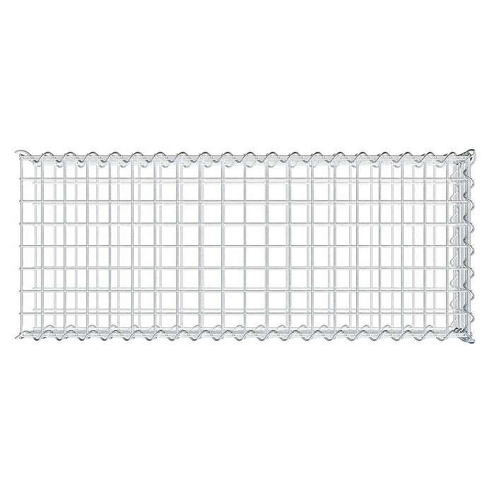 Gabiona Gabione Typ 2 (Zum Anbau in der Länge, 100 x 40 x 20 cm, Stahl, Maschenbreite: 50 mm, Maschenhöhe: 50 mm, Spirale) | BAUHAUS