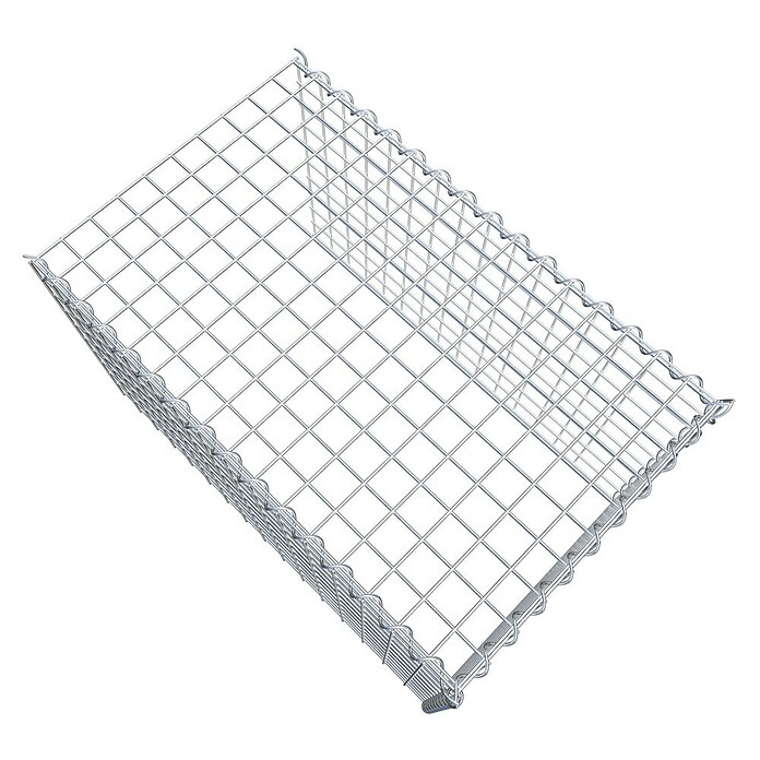 Gabiona Gabione Typ 4 (Zum Anbau in Länge & Höhe, 80 x 50 x 50 cm, Stahl, Maschenbreite: 50 mm, Maschenhöhe: 50 mm, Spirale) | BAUHAUS
