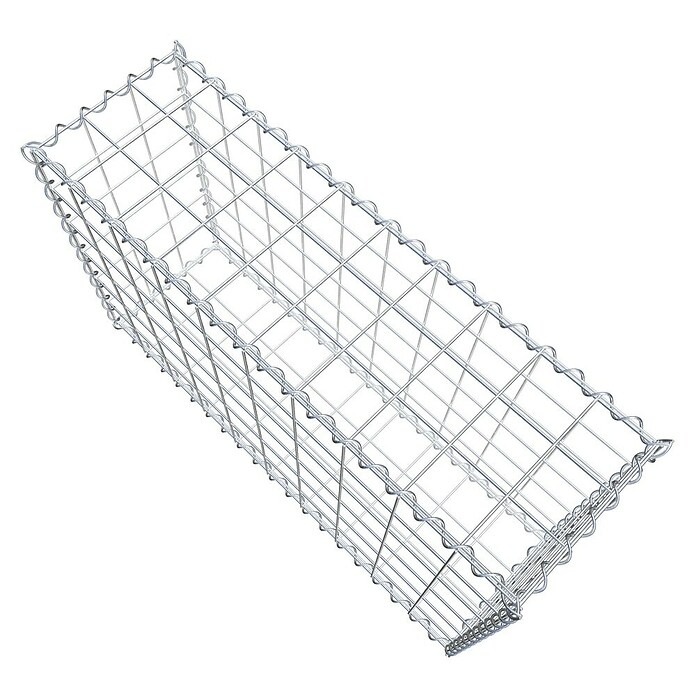Gabiona Gabione (100 x 30 x 60 cm, Metall, Maschenbreite: 100 mm, Maschenhöhe: 100 mm) | BAUHAUS
