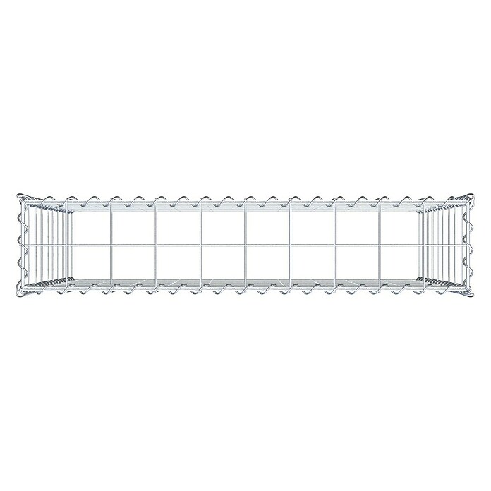 Gabiona Gabione Typ 3 (Zum Anbau in der Höhe, 100 x 20 x 90 cm, Stahl, Maschenbreite: 100 mm, Maschenhöhe: 100 mm, Spirale) | BAUHAUS
