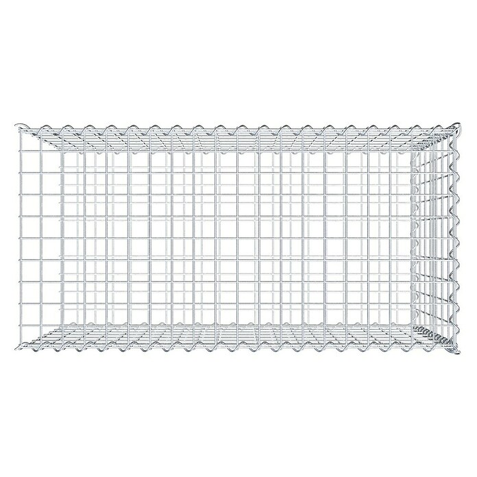 Gabiona Gabione Typ 2 (Zum Anbau in der Länge, 100 x 50 x 70 cm, Stahl, Maschenbreite: 50 mm, Maschenhöhe: 100 mm, Spirale) | BAUHAUS