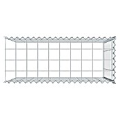 Gabiona Gabione Typ 4 (Zum Anbau in Länge & Höhe, 100 x 40 x 80 cm, Stahl, Maschenbreite: 100 mm, Maschenhöhe: 100 mm, Spirale) | BAUHAUS