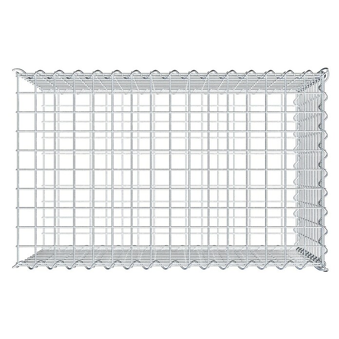 Gabiona Gabione Typ 2 (Zum Anbau in der Länge, 80 x 50 x 50 cm, Stahl, Maschenbreite: 50 mm, Maschenhöhe: 50 mm, Spirale) | BAUHAUS