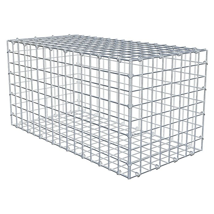 Gabiona Gabione (80 x 40 x 40 cm, Stahl, Maschenbreite: 50 mm, Maschenhöhe: 50 mm) | BAUHAUS