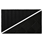 Felpudo antideslizante reversible Timanti (Negro, 75 x 45 cm, Goma de PVC) | BAUHAUS