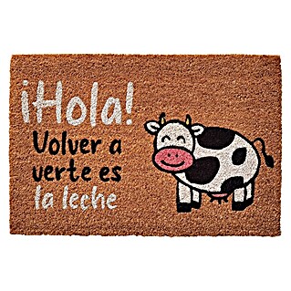 Felpudo de coco Milky (Natural, 60 x 40 cm)